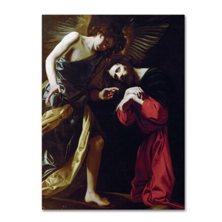 Trademark Fine Art Badalocchio 'Christ On The Mount Of Olives' Canvas Art, 14x19 AA00154-C1419GG